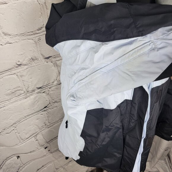 COLUMBIA Convert Ski Jacket Womens L Waterproof Insulated Black Retro Vintage - Picture 5 of 13